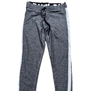 Victoria's Secret Ultimate Leggings Women Size Small Petite Grey W/ White ￼￼